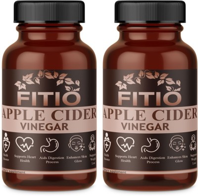 FITIO Apple Cider Vinegar Capsules (Pack Of 2) Pro(2 x 60 No)