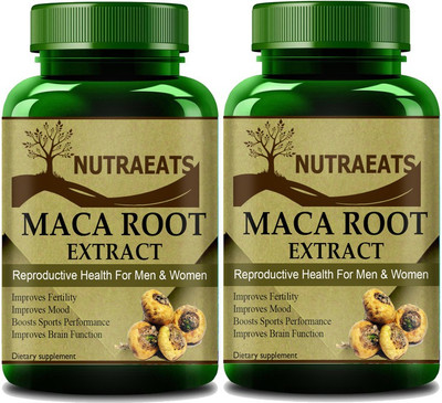 NutraEats Advanced Maca Root for men and women (Pack Of 2) Pro(2 x 60 No)