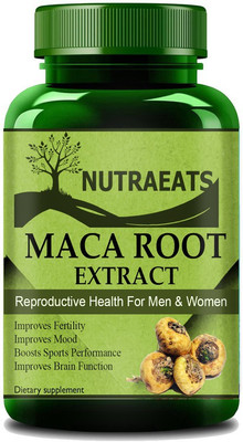NutraEats Premium Maca Root Extract Capsules for Reproductive Health(60 No)