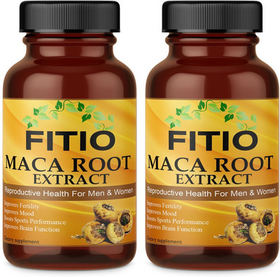 FITIO Maca Root for men & women (Pack Of 2) Ultra(2 x 60 No)