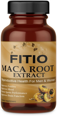FITIO Maca Root Extract Capsules for Reproductive Health Ultra(60 No)