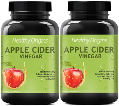 Healthy Origins Apple Cider Vinegar Capsules (Pack Of 2) Pro(2 x 60 No)