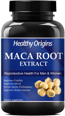Healthy Origins Maca Root Capsules Enriched with Maca Root Extract for Men Ultra(60 No)