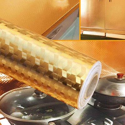 Aman Enterprises Foils Classics Gold Wallpaper(L x W: 200 cm x 60 cm)