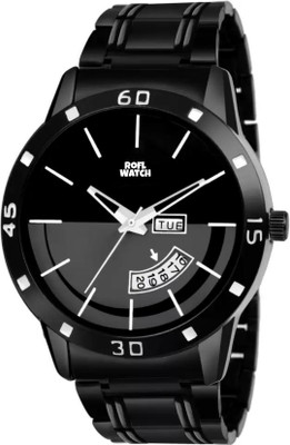 rofl RF-HM101-BKDD Premimum Day And Calender Classy Analog Watch - For Men