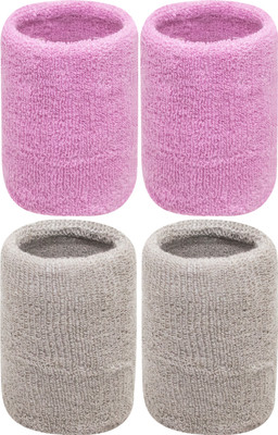 Neska Moda Women Wrist Support/Wrist Band-Free Size Wrist Support(Pink, Grey)