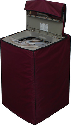 LITHARA Top Loading Washing Machine  Cover(Width: 58.41 cm, Maroon)