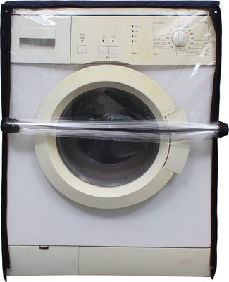 Glassiano Front Loading Washing Machine  Cover(Width: 60.96 cm, Blue)