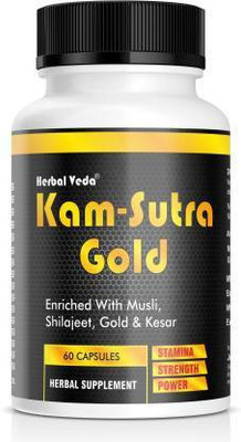 Redtize Kama Sutra Extra Gold Capsule For Stamina(60 Capsules)
