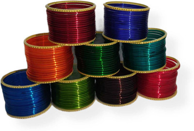 Myska Glass Bangle Set(Pack of 162)