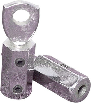 MTU ONLINE STORE Gym Machine Steel Chrome Wire Connector Set of 2pcs Multi-training Bar(Silver)