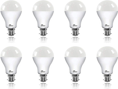 MURPHY 15 W Basic Standard B22 LED Bulb(White, Pack of 8)