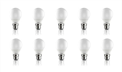 MURPHY 3 W Basic Standard B22 LED Bulb(White, Pack of 10)