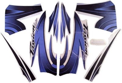 Dateen Sticker & Decal for Bike(Blue)