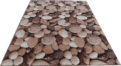 SM Handloom CARPET Multicolor Silk Carpet(6 ft,  X 8 ft, Rectangle)