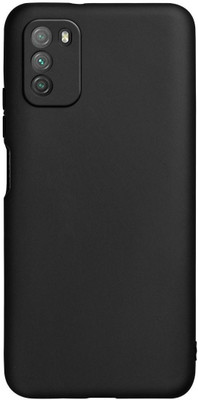PrintWoodies Back Cover for POCO M3(Black)