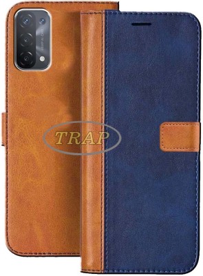 Trap Flip Cover for Oppo A54 5G(Multicolor, Cases with Holder, Pack of: 1)