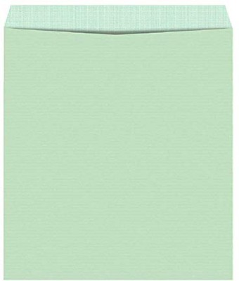 JSMSH Green Clothlined Envelope (Regular Cloth) Size : 16 x 12 inches - Pack of 75 Envelopes(Pack of 75 Green)