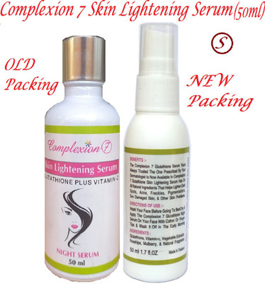 COMPLEXION 7 Night Serum For Pimple Reduction & Fairness(SS)(50 ml)