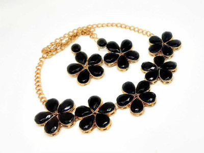 CATALYST Brass Copper Black Jewellery Set(Pack of 1)