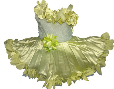 DRESS COLLECTION Baby Girls Midi/Knee Length Festive/Wedding Dress(Green, Sleeveless)