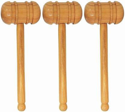 TITIKSHA Cricket Bat Knocking Hammer Pack of 3 Wooden Bat Mallet Wooden Bat Mallet