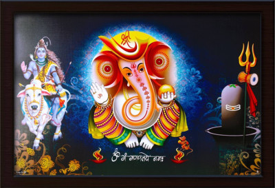 Darsh Craft Lord Ganesha Religious Frame