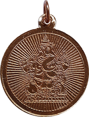 SUBHASHINI Lakshmi Ganapathy Copper Pendant Laxmi Ganesh Kavach Locke Copper