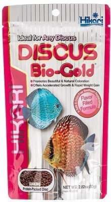 Hikari Discus Bio-Gold Fish 80 g Dry New Born, Young, Adult Fish Food