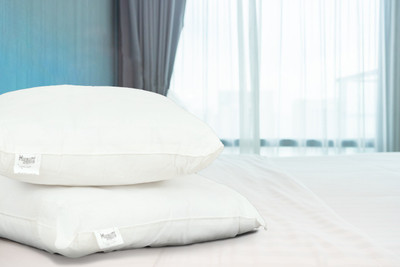 KWALITY DREAMS Microfibre Stripes Sleeping Pillow Pack of 1(White)