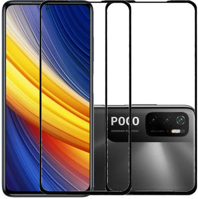 VIGHNAD Edge To Edge Tempered Glass for Poco F4, Poco F4 5G(Pack of 2)