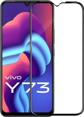 R-TECH Edge To Edge Tempered Glass for Vivo Y73(Pack of 1)