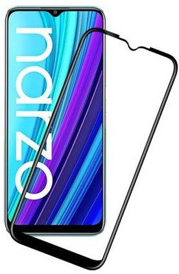 LIKEDESIGN Edge To Edge Tempered Glass for Realme Narzo 30A(Pack of 1)