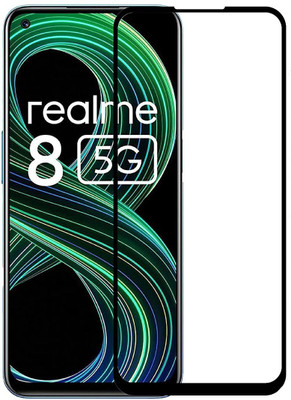 LIKEDESIGN Edge To Edge Tempered Glass for Realme 8 5G(Pack of 1)