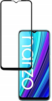 LIKEDESIGN Edge To Edge Tempered Glass for Realme Narzo 30A(Pack of 1)