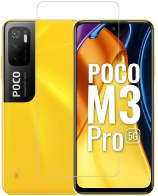 HOBBYTRONICS Tempered Glass Guard for Mi Redmi Note 10T, POCO M3 PRO 5G(Pack of 1)