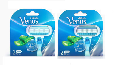 Venus Aloe Extracts 2 Refills Cartridge(Pack of 2)