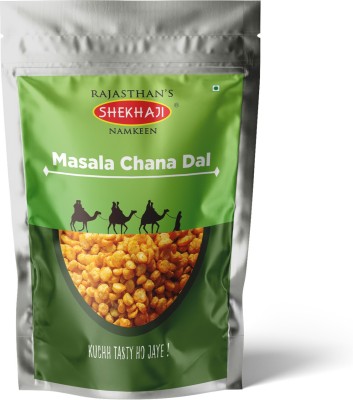 shekhaji Masala Chana Dal 1 kg ( Pack of 5- 200 gm Each ) | Spicy and Crunchy Snacks | Protein Rich | Special Rajasthani Taste(5 x 200 g)