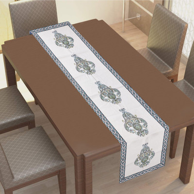 Texstylers Multicolor 152.4 cm Table Runner(Canvas)