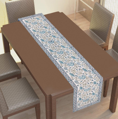 Texstylers Multicolor 152.4 cm Table Runner(Canvas)