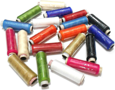 Craftical Multicolor Thread(150 m Pack of25)