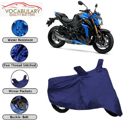 MEGA MARTZZ Waterproof Two Wheeler Cover for Suzuki(GSX-S1000 ABS, Blue)