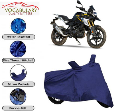 MEGA MARTZZ Waterproof Two Wheeler Cover for BMW(G 310 GS, Blue)