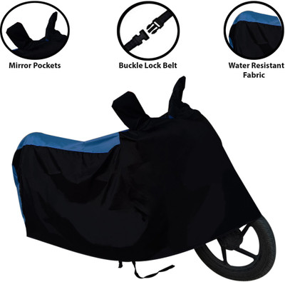 ShieldhubPro Two Wheeler Cover for Bajaj(Pulsar 135 LS DTS-i, Red, Black)