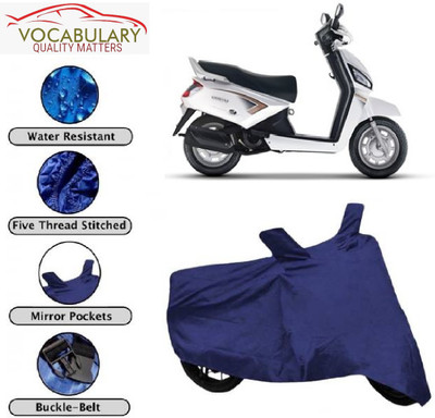 MEGA MARTZZ Waterproof Two Wheeler Cover for Mahindra(Gusto, Blue)