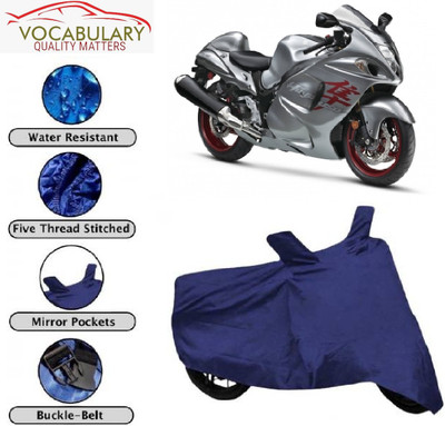 MEGA MARTZZ Waterproof Two Wheeler Cover for Suzuki(GSX R1300 Hayabusa, Blue)