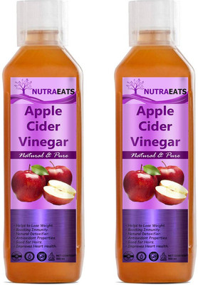 NutraEats Advanced Apple cider vinegar with mother Vinegar (K) (Pack Of 2) Vinegar(2 x 500 ml)