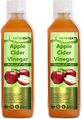 NutraEats Pro Apple Cider Vinegar for Weight Loss Vinegar (H) (Pack Of 2) Vinegar(2 x 500 ml)