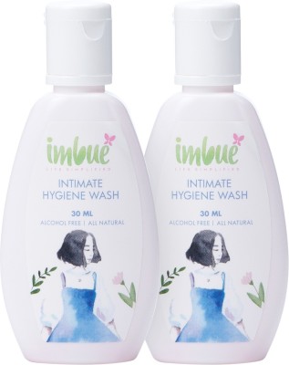 imbue Intimate Hygiene Wash Clean and Dry Wash for Women Intimate Wash(60 ml, Pack of 2)