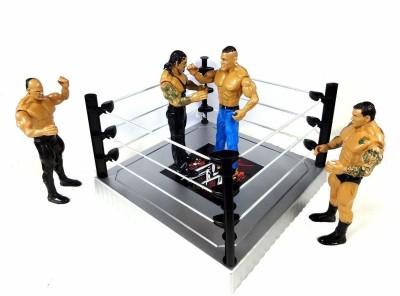 TOYICO! Action Figures Models with Weapons Ring Ultimate Warrior Power Set of 4 (Fighting Heros)(Multicolor)